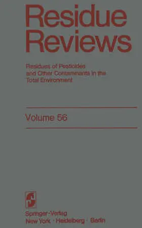 Gunther | Residue Reviews | E-Book | sack.de