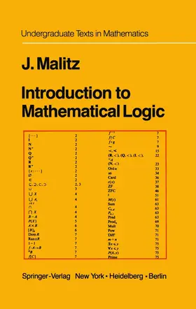 Malitz |  Introduction to Mathematical Logic | Buch |  Sack Fachmedien