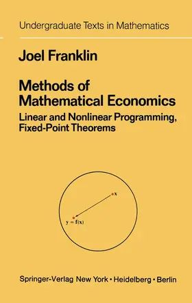Franklin |  Methods of Mathematical Economics | Buch |  Sack Fachmedien