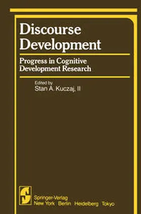 Kuczaj |  Discourse Development | eBook | Sack Fachmedien