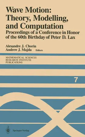 Chorin / Majda |  Wave Motion: Theory, Modelling, and Computation | Buch |  Sack Fachmedien
