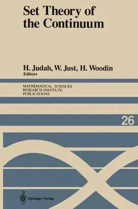Judah / Just / Woodin |  Set Theory of the Continuum | Buch |  Sack Fachmedien