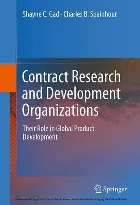 Gad / Spainhour | Contract Research and Development Organizations | E-Book | sack.de