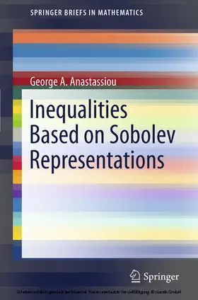Anastassiou | Inequalities Based on Sobolev Representations | E-Book | sack.de