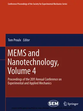 Proulx |  MEMS and Nanotechnology, Volume 4 | eBook | Sack Fachmedien