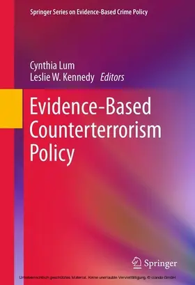 Lum / Kennedy |  Evidence-Based Counterterrorism Policy | eBook | Sack Fachmedien
