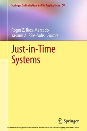 Rios / Ríos-Solís |  Just-in-Time Systems | eBook | Sack Fachmedien