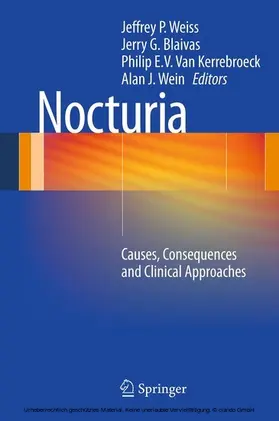 Weiss, MD, FACS / Weiss / Blaivas, MD |  Nocturia | eBook | Sack Fachmedien