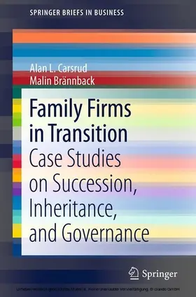 Carsrud / Brännback |  Family Firms in Transition | eBook | Sack Fachmedien