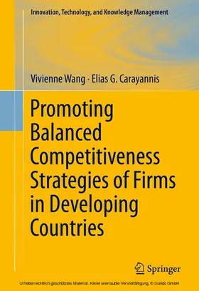 Wang / Carayannis |  Promoting Balanced Competitiveness Strategies of Firms in Developing Countries | eBook | Sack Fachmedien