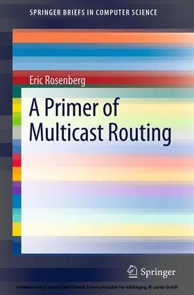 Rosenberg | A Primer of Multicast Routing | E-Book | sack.de
