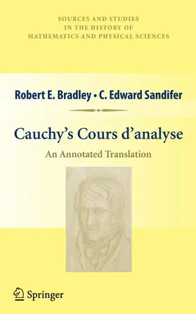 Sandifer / Bradley |  Cauchy's Cours d'analyse | Buch |  Sack Fachmedien