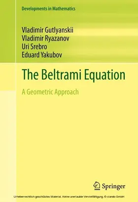 Gutlyanskii / Ryazanov / Srebro |  The Beltrami Equation | eBook | Sack Fachmedien