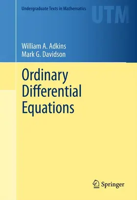 Adkins / Davidson | Ordinary Differential Equations | E-Book | sack.de