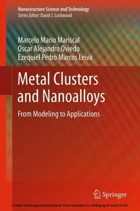 Mariscal / Oviedo / Leiva |  Metal Clusters and Nanoalloys | eBook | Sack Fachmedien