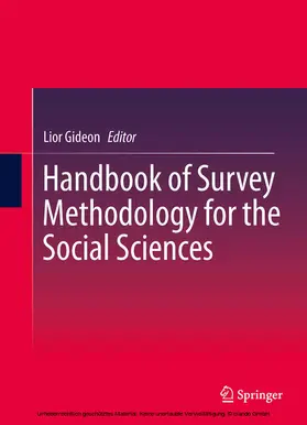 Gideon |  Handbook of Survey Methodology for the Social Sciences | eBook | Sack Fachmedien