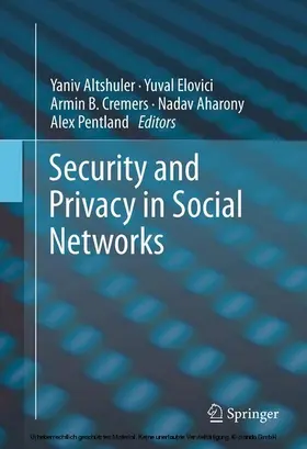 Altshuler / Elovici / Cremers | Security and Privacy in Social Networks | E-Book | sack.de