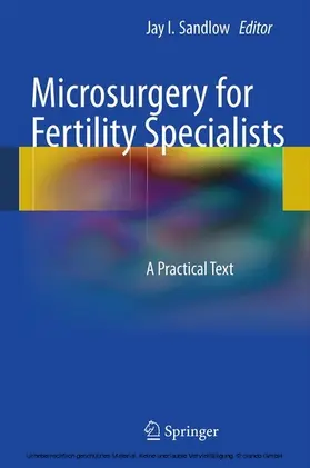 Sandlow |  Microsurgery for Fertility Specialists | eBook | Sack Fachmedien