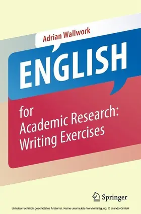 Wallwork |  English for Academic Research: Writing Exercises | eBook | Sack Fachmedien