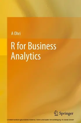 Ohri | R for Business Analytics | E-Book | sack.de