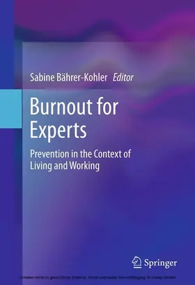 Bährer-Kohler | Burnout for Experts | E-Book | www2.sack.de