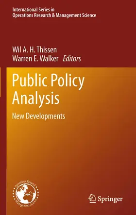 Thissen / Walker |  Public Policy Analysis | Buch |  Sack Fachmedien