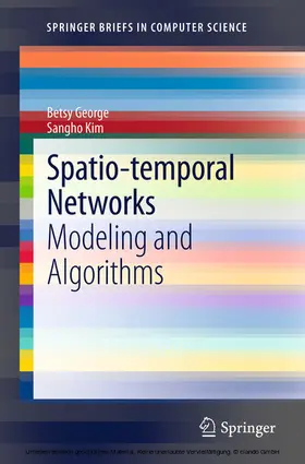 George / Kim | Spatio-temporal Networks | E-Book | sack.de