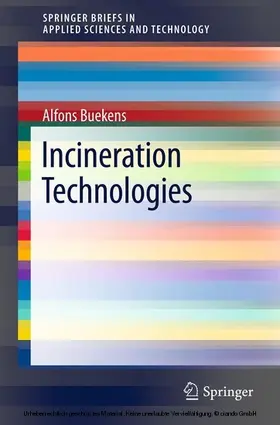 Buekens | Incineration Technologies | E-Book | sack.de