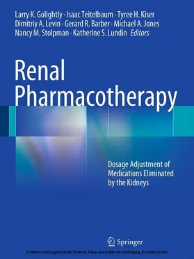 Golightly / Teitelbaum / Kiser |  Renal Pharmacotherapy | eBook | Sack Fachmedien