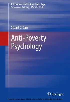 Carr |  Anti-Poverty Psychology | eBook | Sack Fachmedien