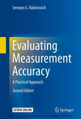 Rabinovich | Evaluating Measurement Accuracy | E-Book | www2.sack.de