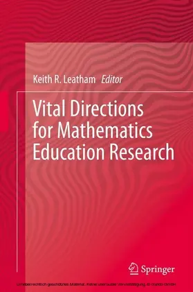 Leatham | Vital Directions for Mathematics Education Research | E-Book | sack.de