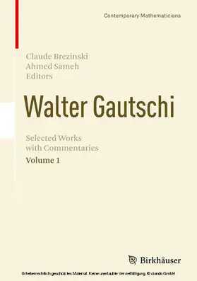Brezinski / Sameh | Walter Gautschi, Volume 1 | E-Book | sack.de