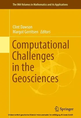 Dawson / Gerritsen |  Computational Challenges in the Geosciences | eBook | Sack Fachmedien