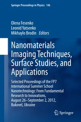 Fesenko / Yatsenko / Brodin | Nanomaterials Imaging Techniques, Surface Studies, and Applications | E-Book | sack.de