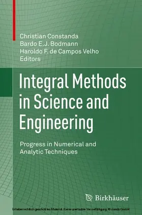 Constanda / Bodmann / Velho | Integral Methods in Science and Engineering | E-Book | sack.de