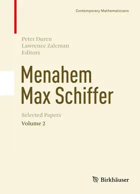 Duren / Zalcman |  Menahem Max Schiffer: Selected Papers Volume 2 | eBook | Sack Fachmedien