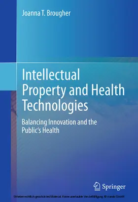 Brougher | Intellectual Property and Health Technologies | E-Book | sack.de