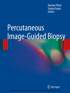 Ahrar / Gupta |  Percutaneous Image-Guided Biopsy | eBook | Sack Fachmedien