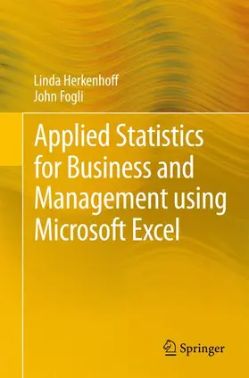 Herkenhoff / Fogli |  Applied Statistics for Business and Management Using Microsoft Excel | Buch |  Sack Fachmedien