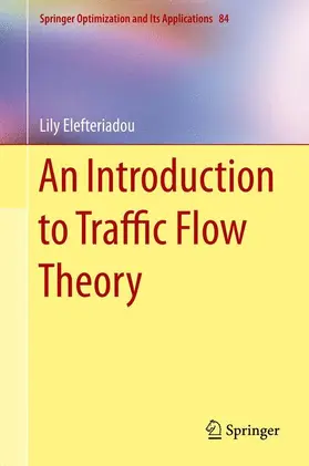Elefteriadou |  An Introduction to Traffic Flow Theory | Buch |  Sack Fachmedien