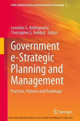 Anthopoulos / Reddick | Government e-Strategic Planning and Management | E-Book | sack.de