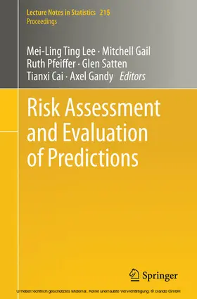 Lee / Gail / Pfeiffer |  Risk Assessment and Evaluation of Predictions | eBook | Sack Fachmedien