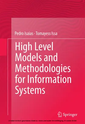 Isaias / Issa |  High Level Models and Methodologies for Information Systems | eBook | Sack Fachmedien