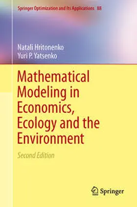 Hritonenko / Yatsenko | Mathematical Modeling in Economics, Ecology and the Environment | E-Book | sack.de