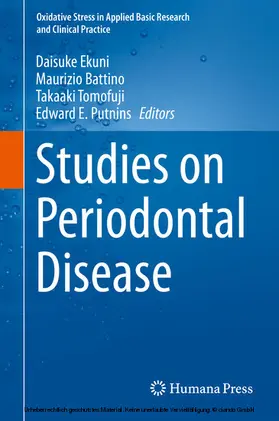 Ekuni / Battino / Tomofuji |  Studies on Periodontal Disease | eBook | Sack Fachmedien