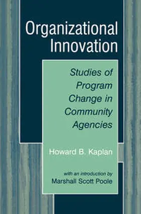 Kaplan / Poole |  Organizational Innovation | eBook | Sack Fachmedien