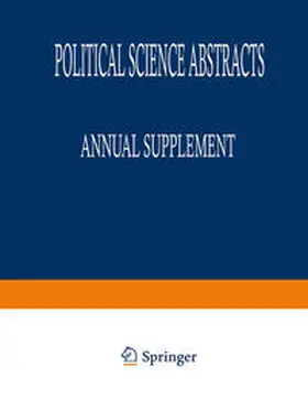  Political Science Abstracts | eBook | Sack Fachmedien