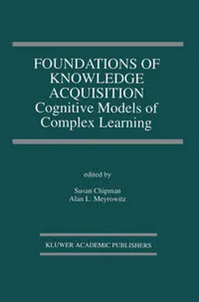 Chipman / Meyrowitz | Foundations of Knowledge Acquisition | E-Book | sack.de