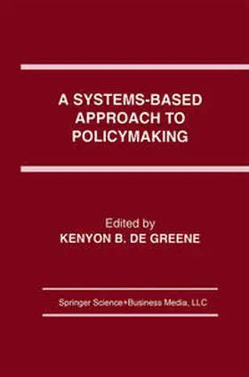 de Greene | A Systems-Based Approach to Policymaking | E-Book | sack.de